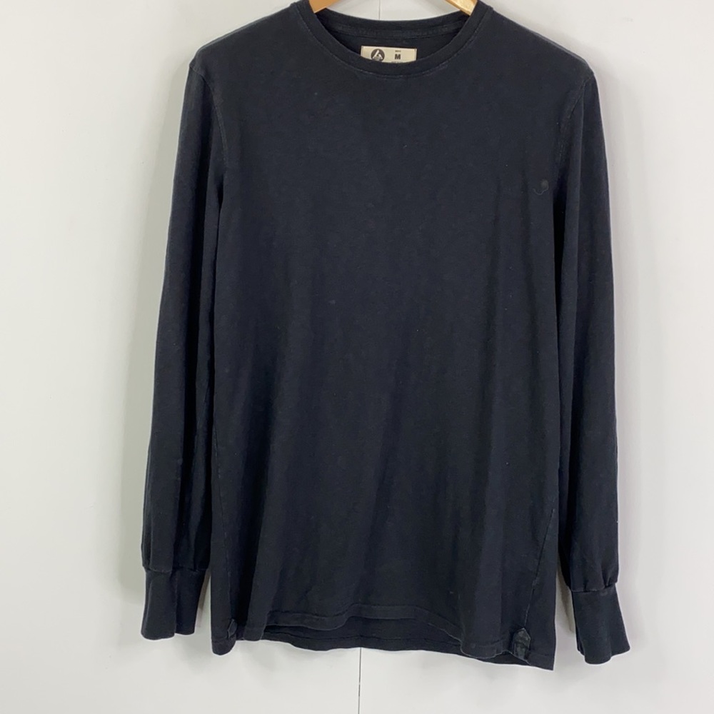 Mens American Giant Long Sleeve Crewneck Shirt - Picture 2 of 8